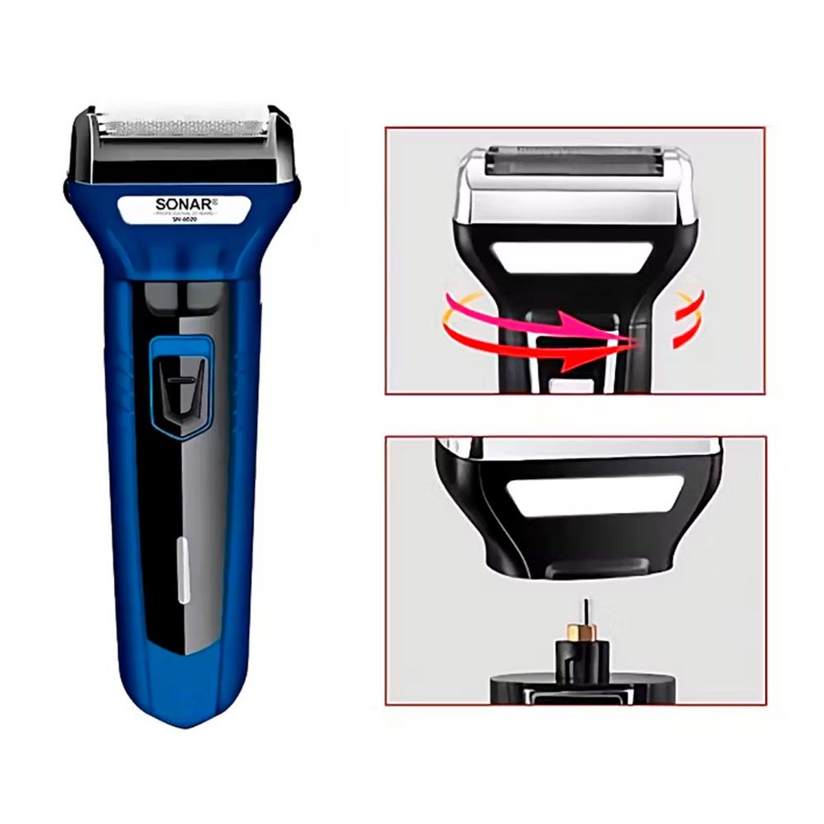 SONAR - MAQUINA RASURADORA PARA CABELLO MARCA SONAR 3 EN 1 MULTIFUNCIONAL