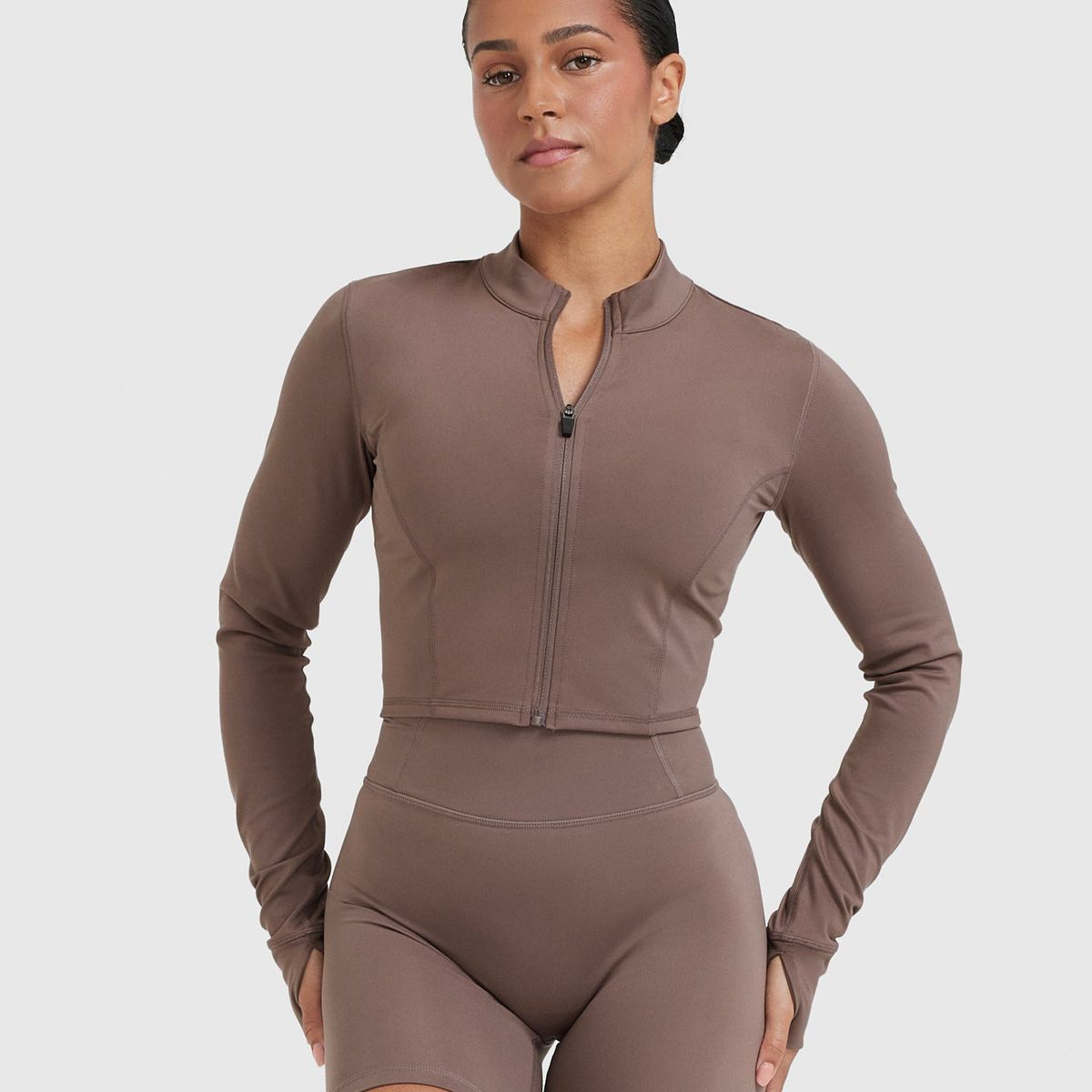 GENERICO - Casaca Deportiva con Cierre mujer - Chaqueta de Lycra Gym Mujer