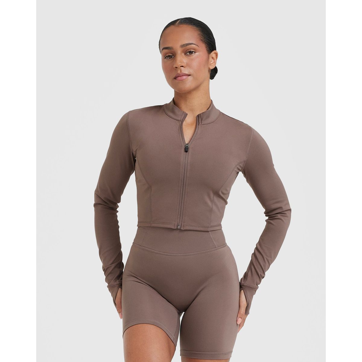 GENERICO - Casaca Deportiva con Cierre mujer - Chaqueta de Lycra Gym Mujer