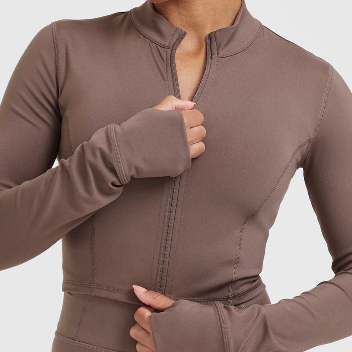 GENERICO - Casaca Deportiva con Cierre mujer - Chaqueta de Lycra Gym Mujer