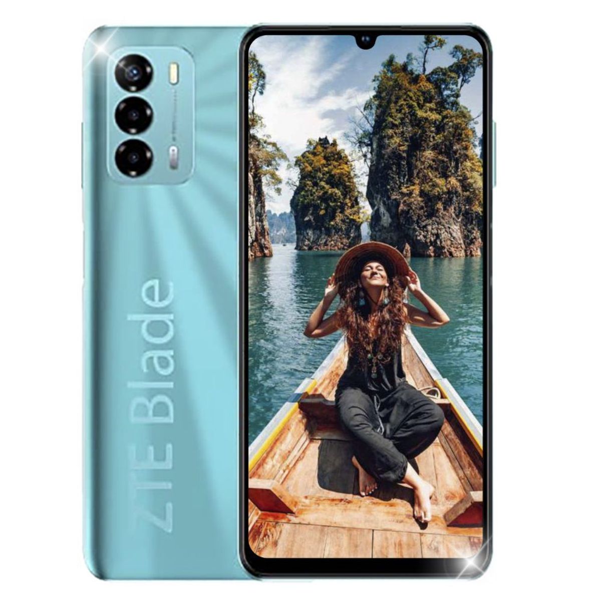 ZTE - Smartphone 4G ZTE V40 VITA 8045 4GB RAM 128GB LTE Verde.