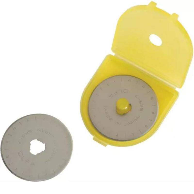 OLFA - Repuesto Cuchillas De Olfa Rotatoria Circular 45 Mm - 2 Unid