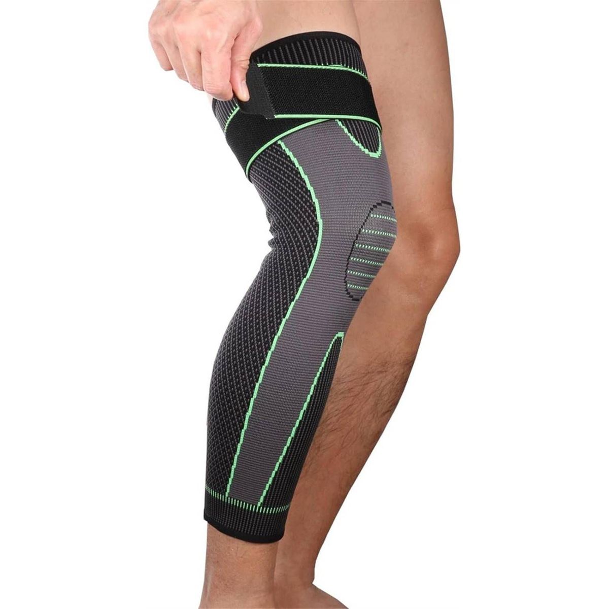 GENERICO - Rodillera Larga Elastica y Ajustable Compresion para Deporte