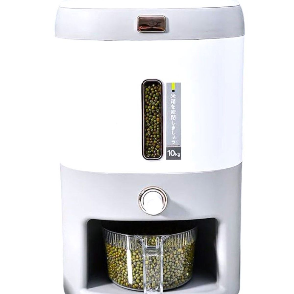 GENERICO - Dispensador de arroz, menestras o cereal de 10 kilos
