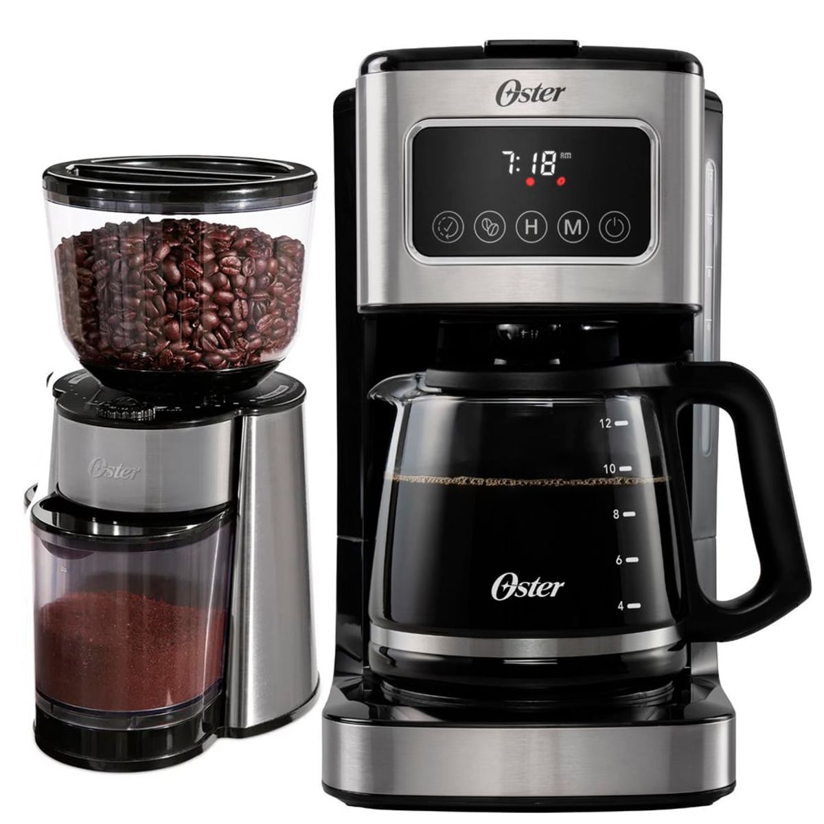 OSTER - Cafetera Programable Oster BVSTDC4403 + Molinillo de Cafe BVSTBMH23