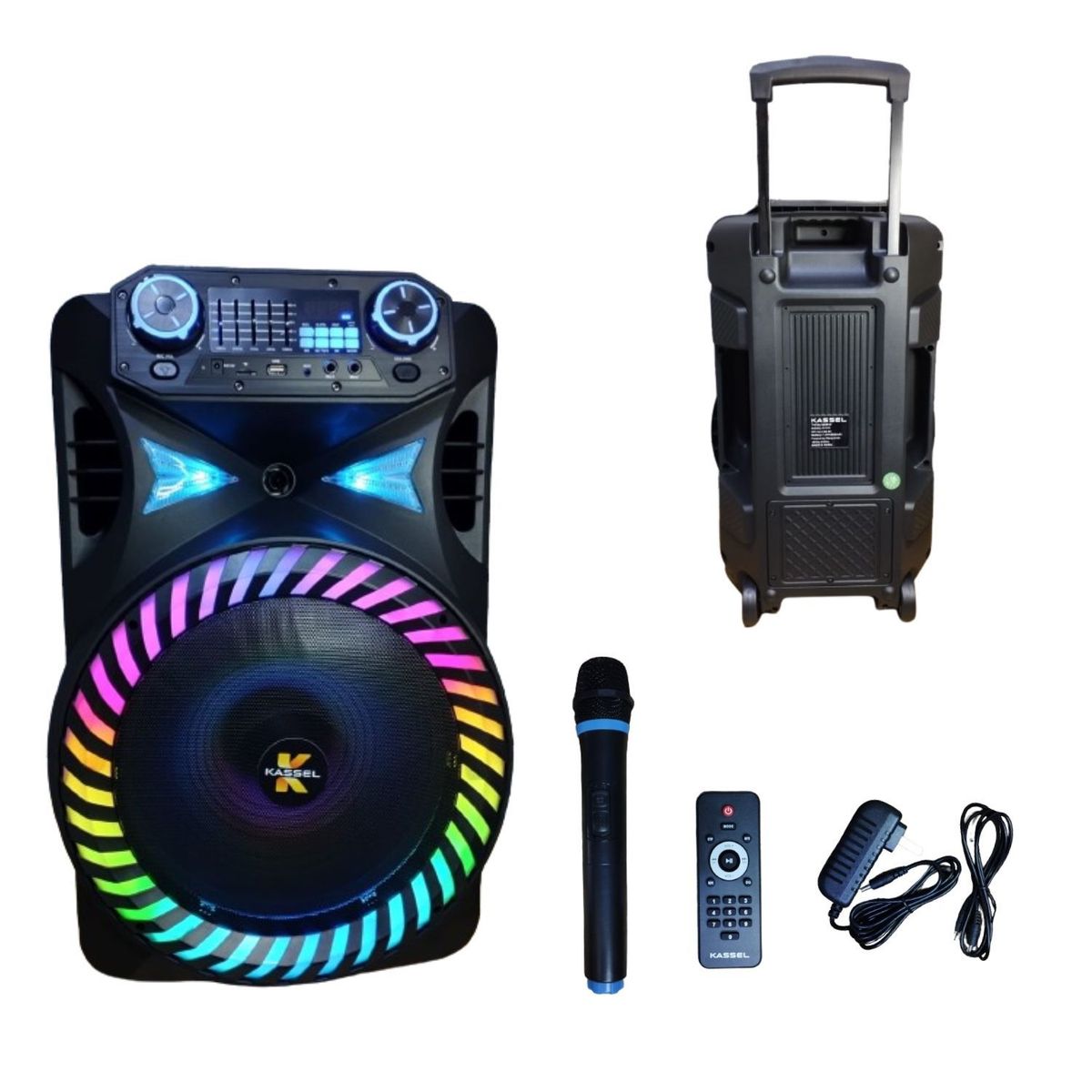 GENERICO - Parlante Portatil  Kassel K1510 USB BT Micrófono