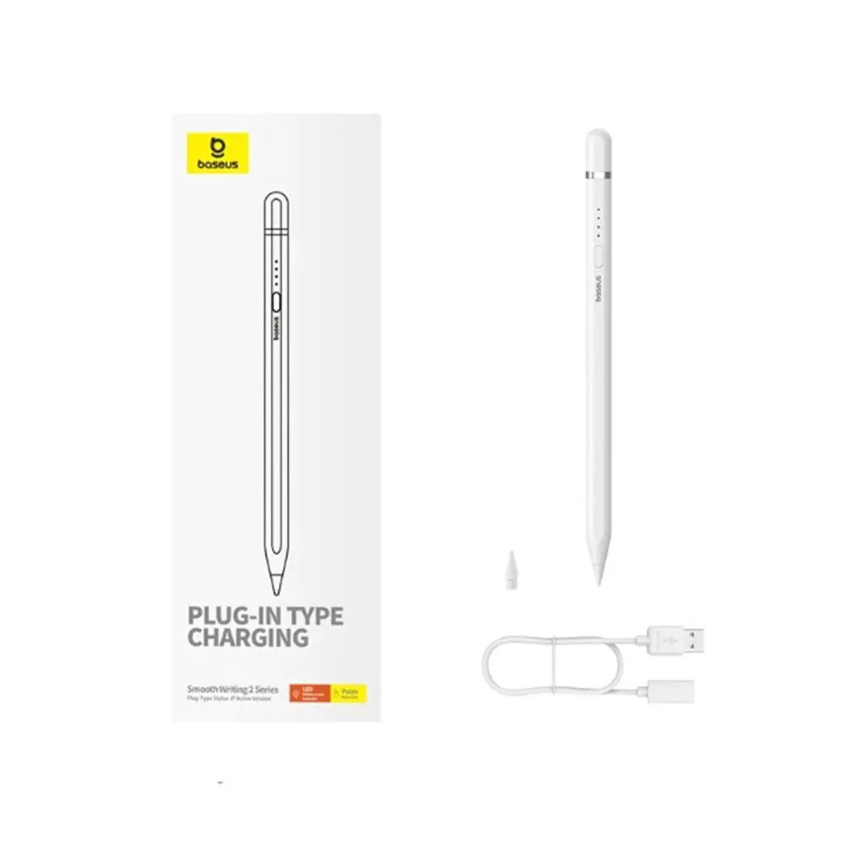 BASEUS - Baseus Active Pencil Smooth 2 Para Apple iPad Pro, Air, Mini