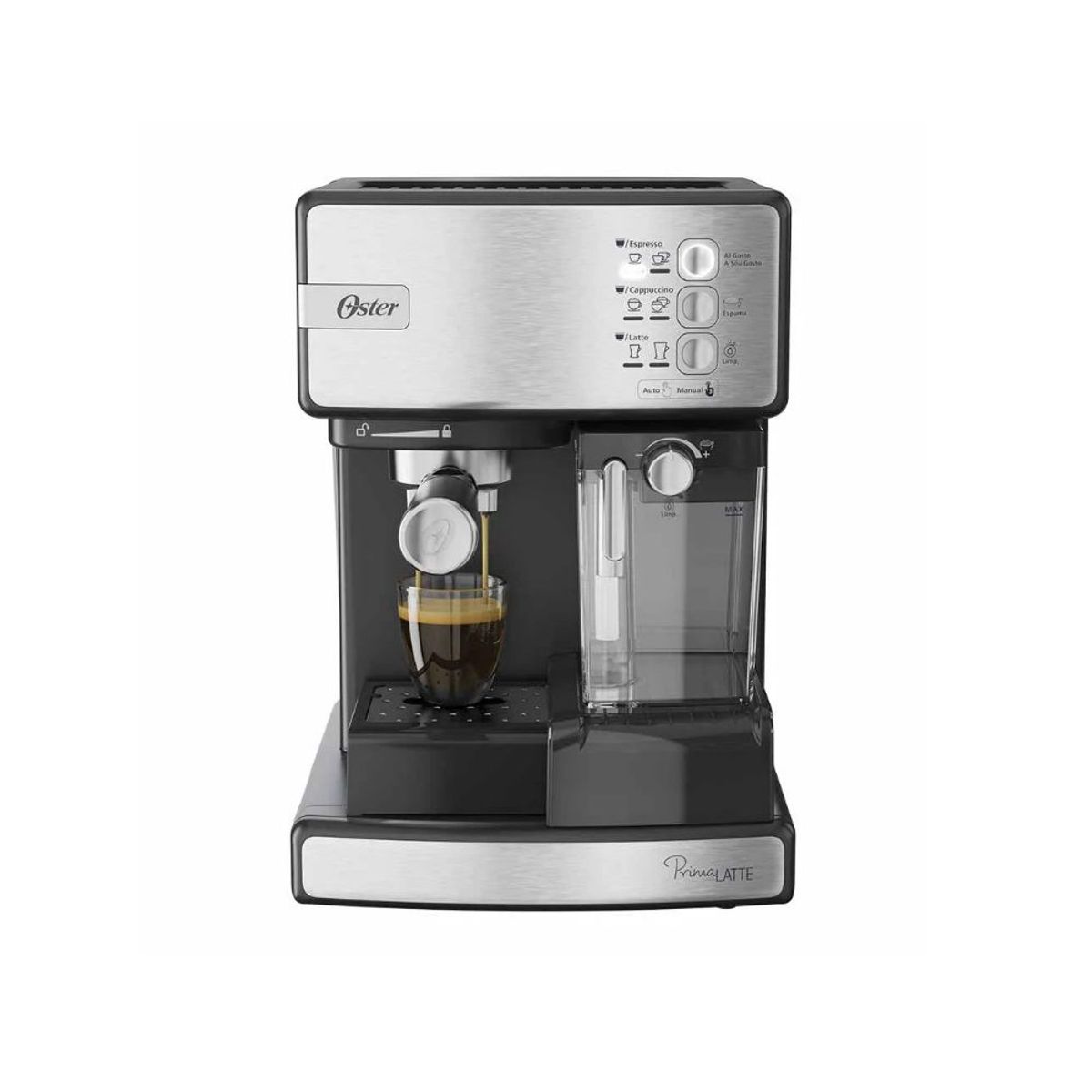 OSTER - Cafetera Oster BVSTEM6603SS-053 Prima Latte Silver
