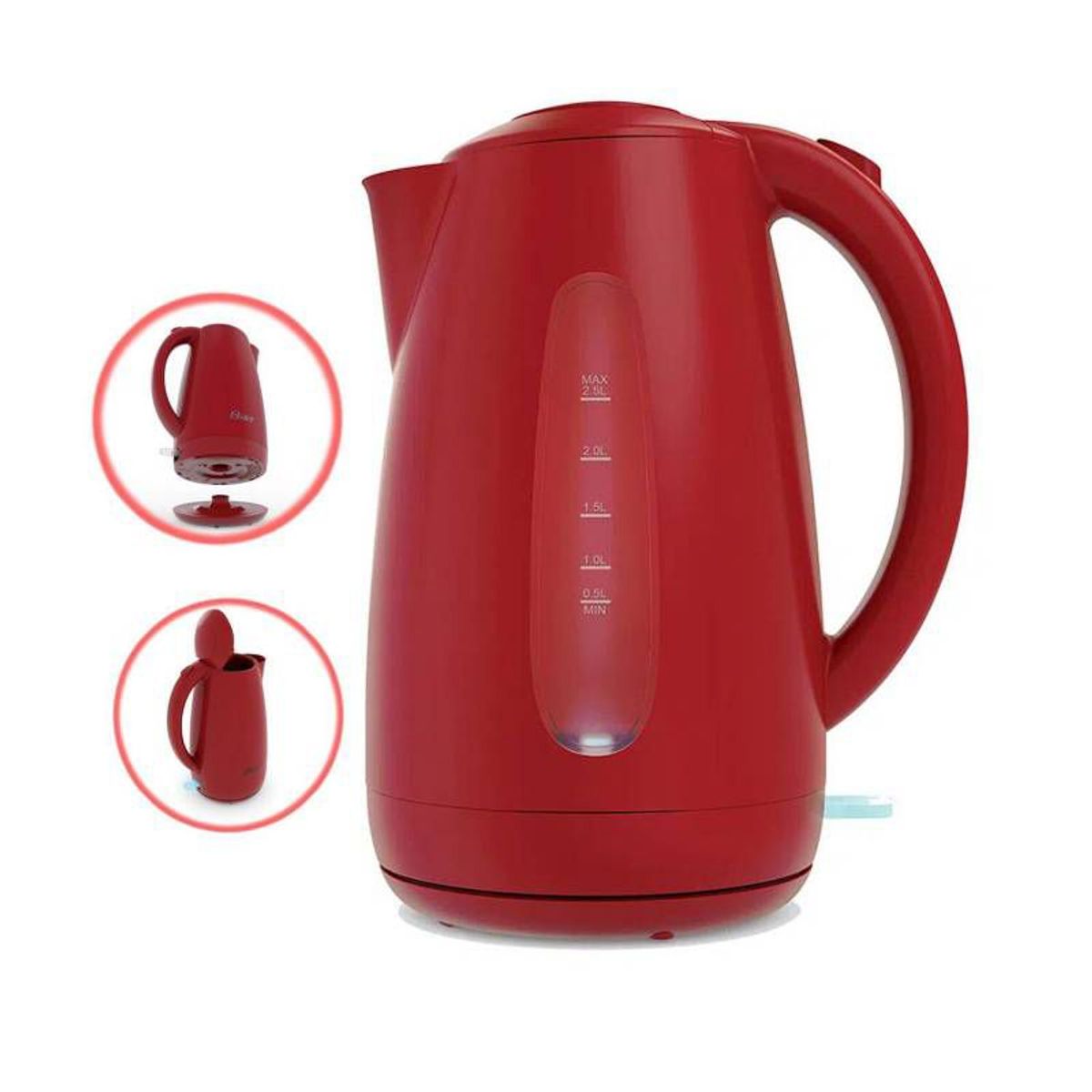 OSTER - Hervidor eléctrico Oster® 2.5 lt BVSTKED889R