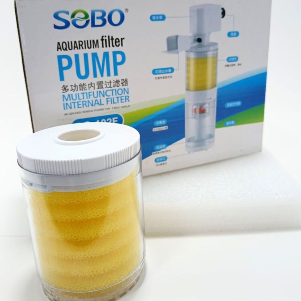 GENERICO - SOBO FILTRO MULTIFUNCIONAL AQ-102F