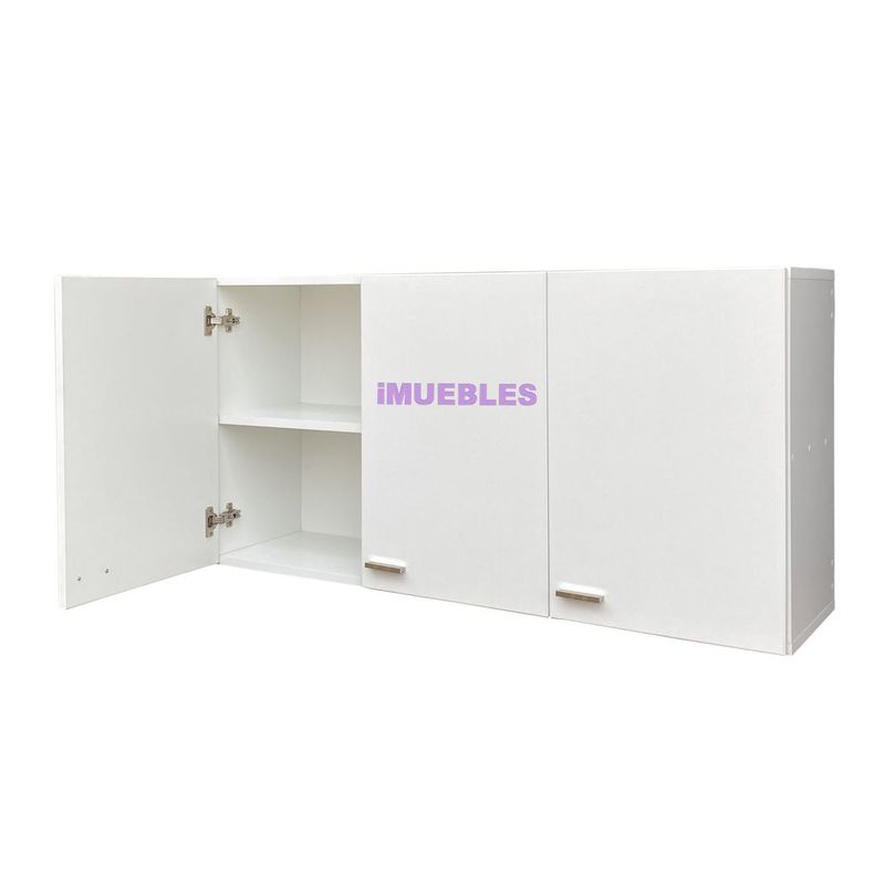 GENERICO - Mueble De Cocina, Alacena Alta De 03 Puertas. 1.20 Metros.