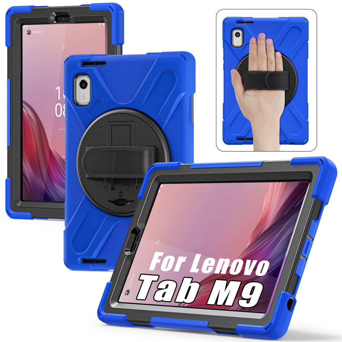 GENERICO - Funda Armor 360° para Tablet Lenovo M9 9" 2023 TB-310FU-XU Azul
