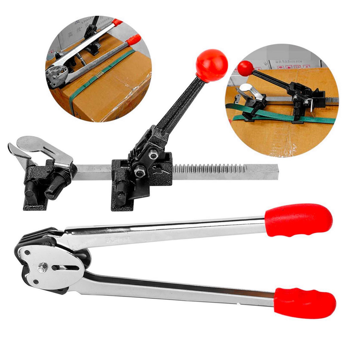 GENERICO - TENSADOR MANUAL Y TENAZA PARA SUNCHO