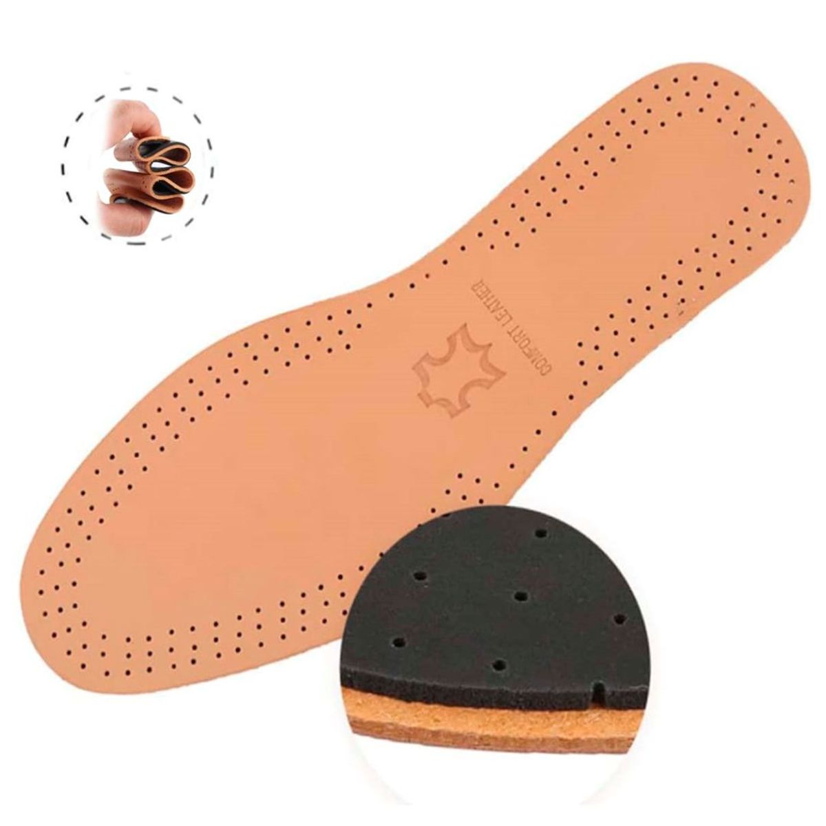 GENERICO - Plantilla Recortable Ortopédica Absorbente Deportiva 36 a 40