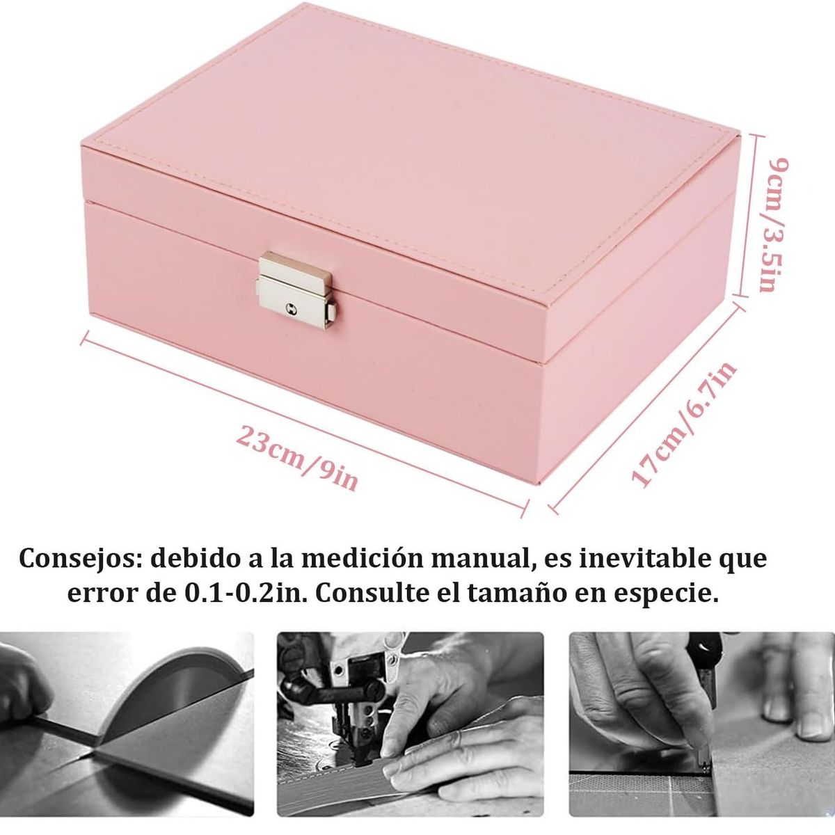 GENERICO - Organizador de joyas para mujeres y niñas, organizador de 2 Niveles