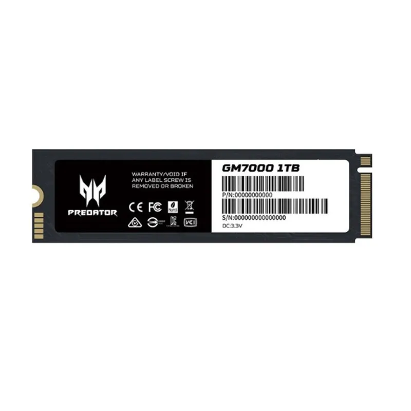 PREDATOR - Disco SSD PREDATOR GM7000 1TB M2 NVME 1.4