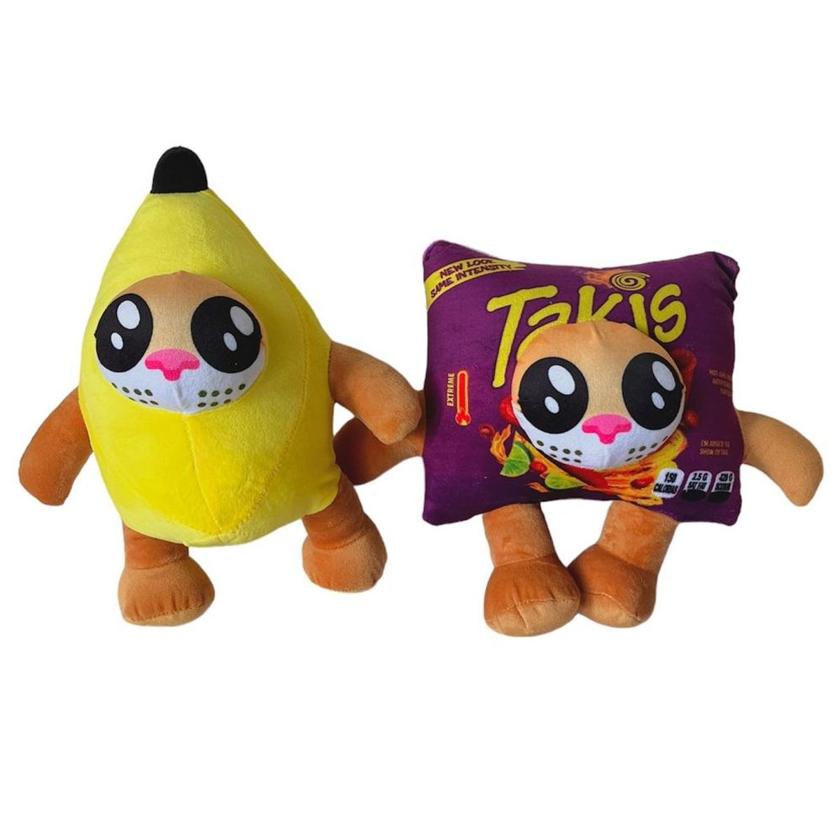 IMPORTADO MC - Set de Peluches Banana Cat y Takis Cat