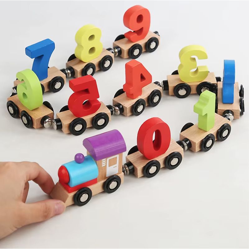 GENERICO - Tren Numerico Didactico Infantil Juego de Arrastre
