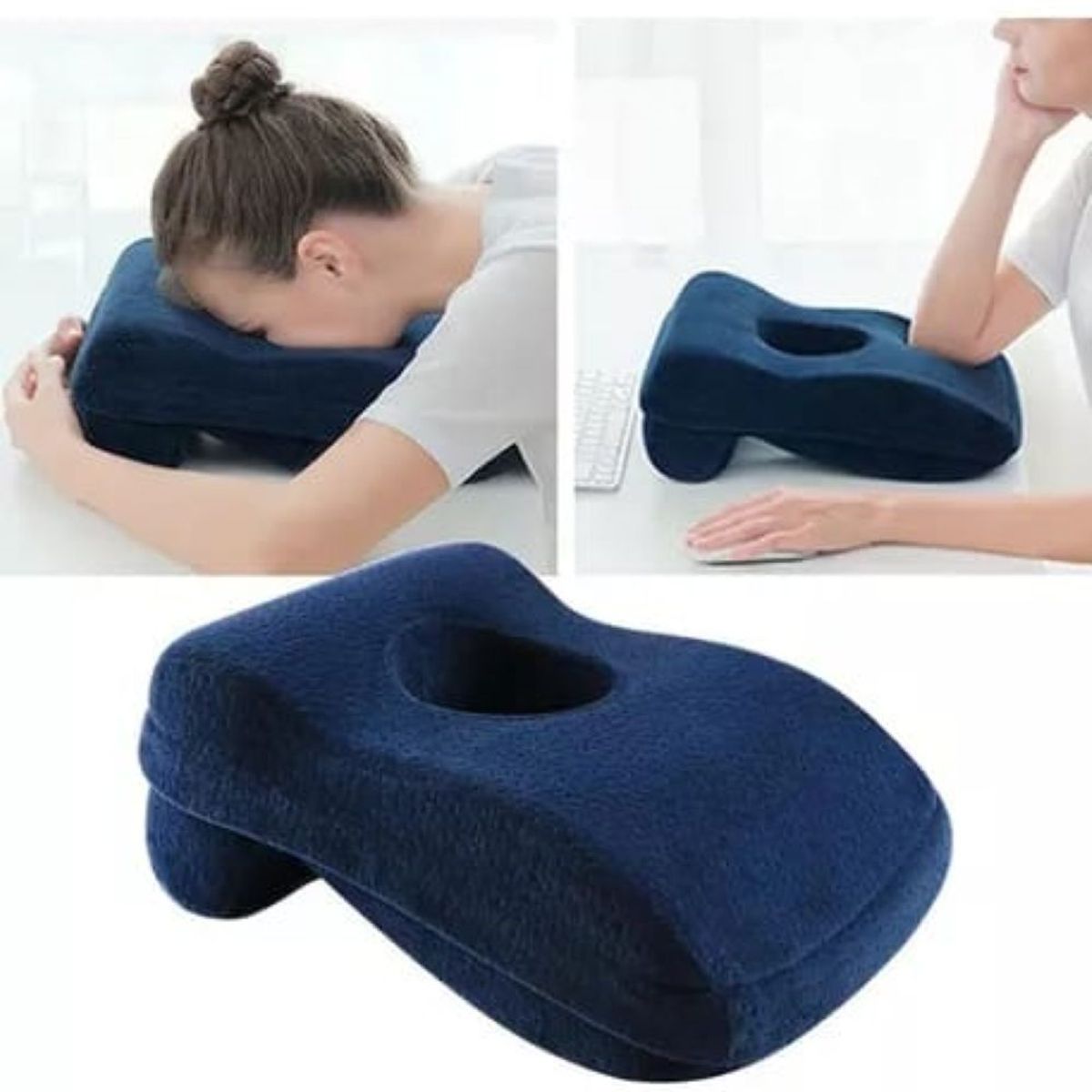 GENERICO - Almohada Viscoelástica Gel para dormir boca abajo.