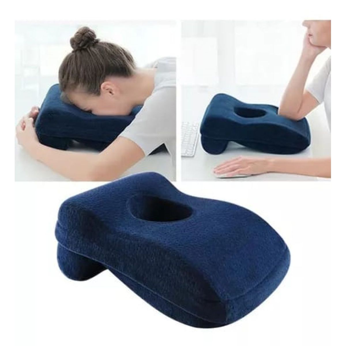 GENERICO - Almohada Viscoelástica Gel para dormir boca abajo.