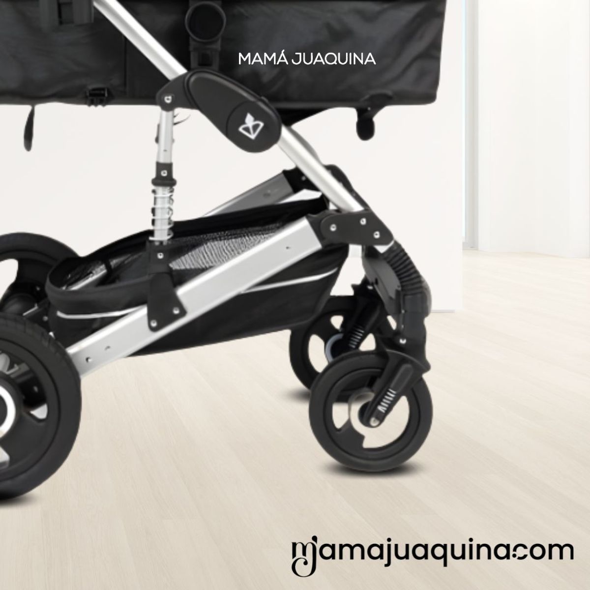 BABY HAPPY - Coche Moisés de Lujo «HOUSTON» Edición Limitada Black