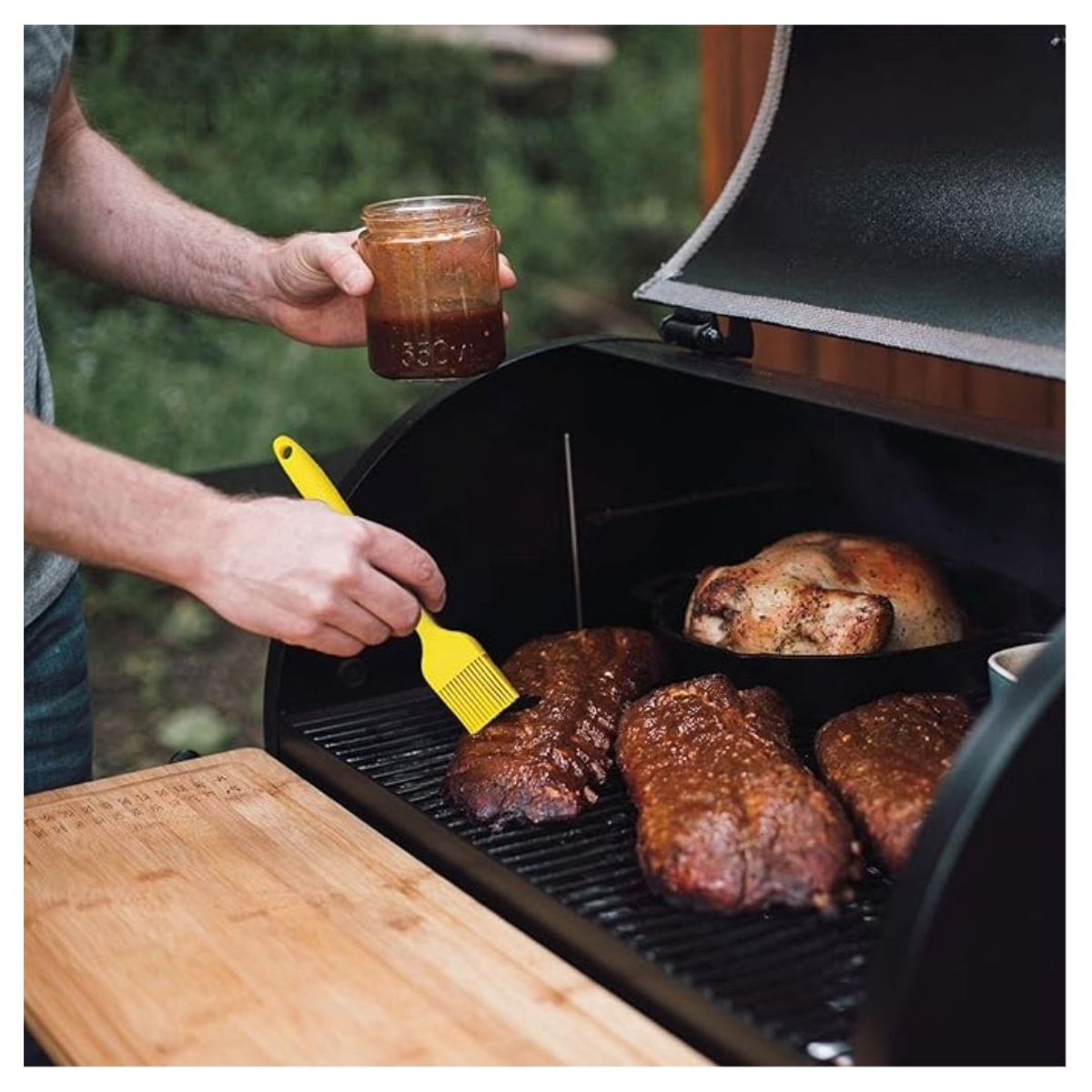 GENERICO - Brocha de Silicona para Cocina Reposteria - Resistente al Calor