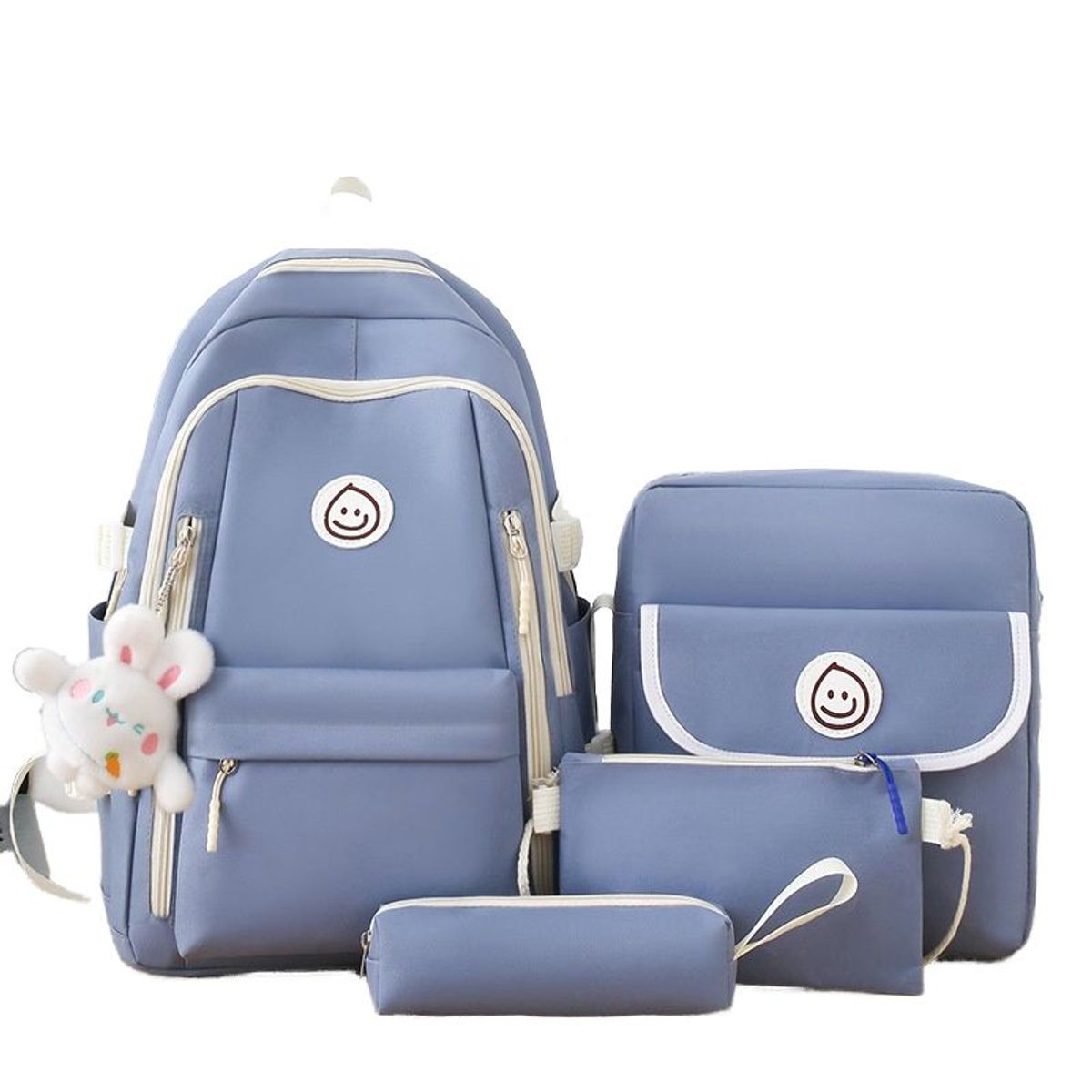 BLWOENS - Mochila de anime para estudiantes- 4 piezas