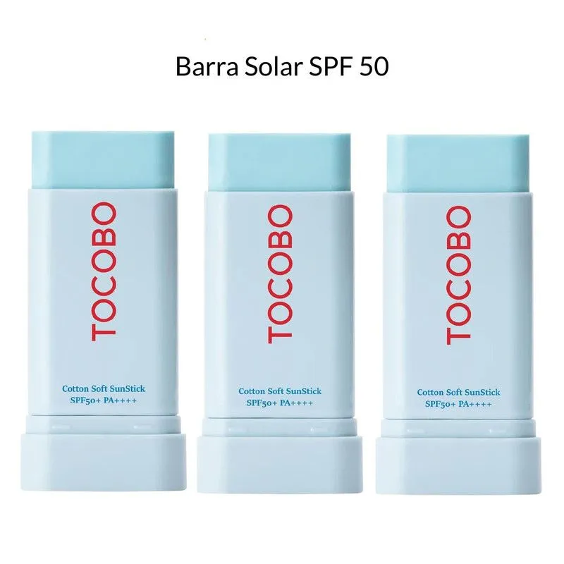TOCOBO - TOCOBO COTTON SOFT SUN STICK SPF50 PA 19gr - 03 Unidades