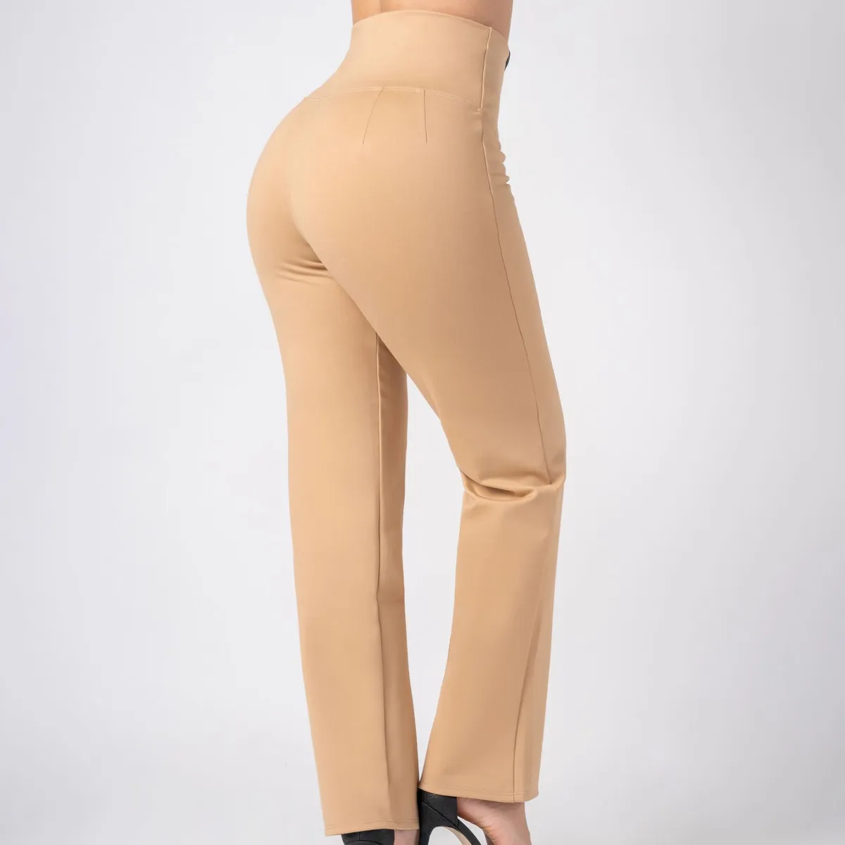 ALYNN - Pantalón fajero ejecutivo Beige