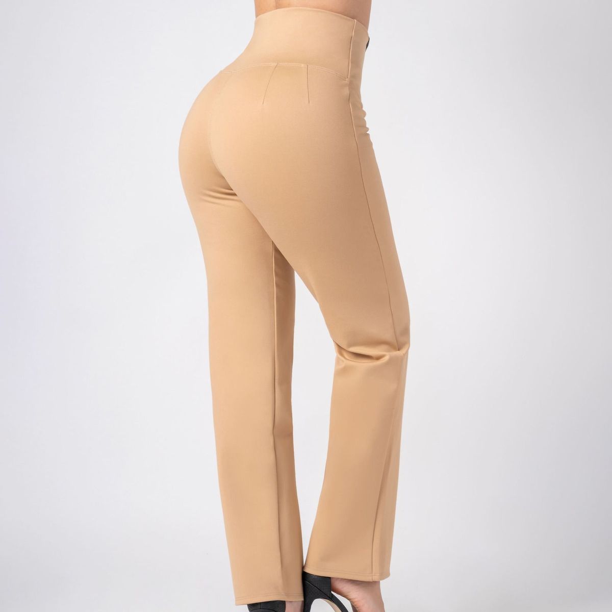 ALYNN - Pantalón fajero ejecutivo Beige