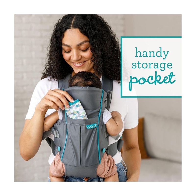 Canguro Infantino en Ergonómico Convertible Porta Bebe