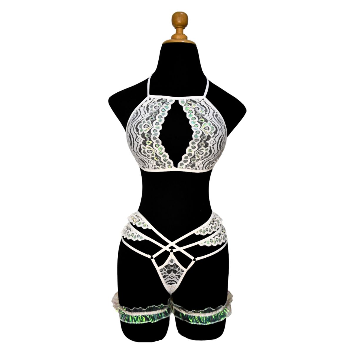 GENERICO - Conjunto de lencería Unicorn Blanco