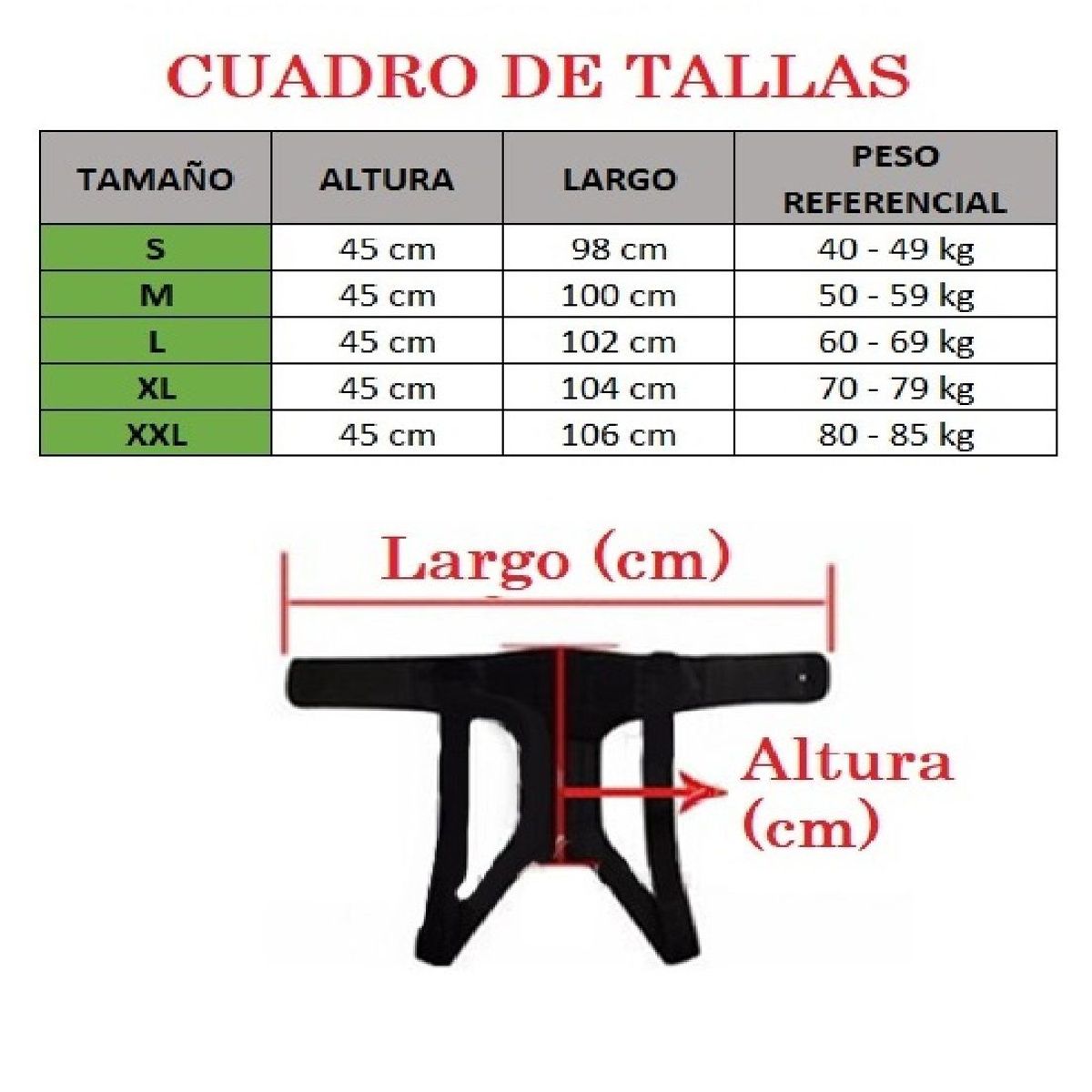 GENERICO - Faja Corrector de Postura doble ajuste - TALLA L