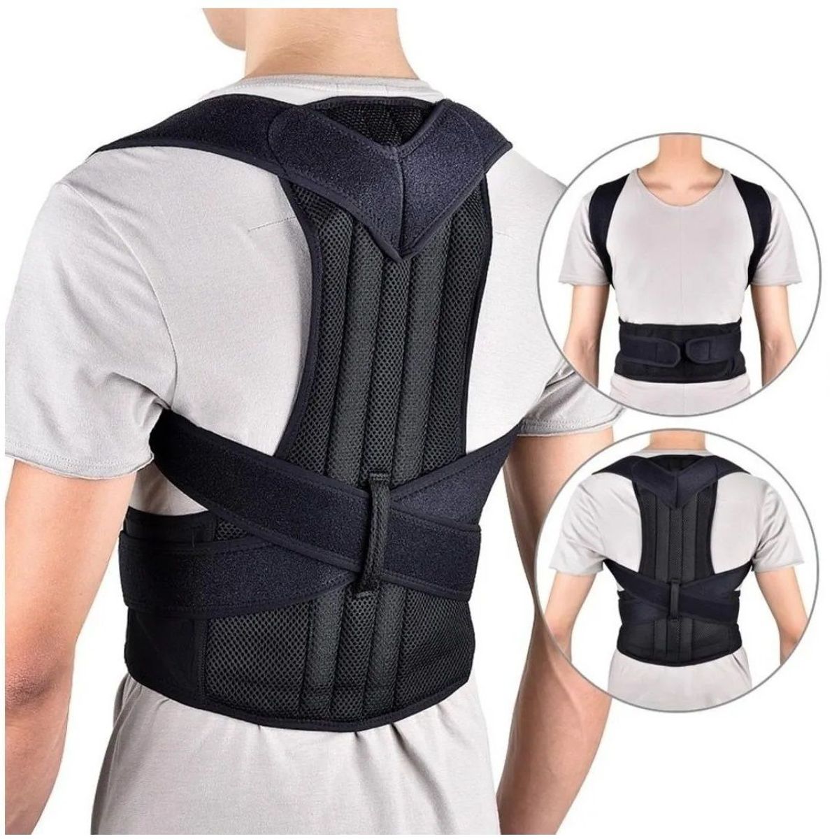 GENERICO - Faja Corrector de Postura doble ajuste - TALLA XL
