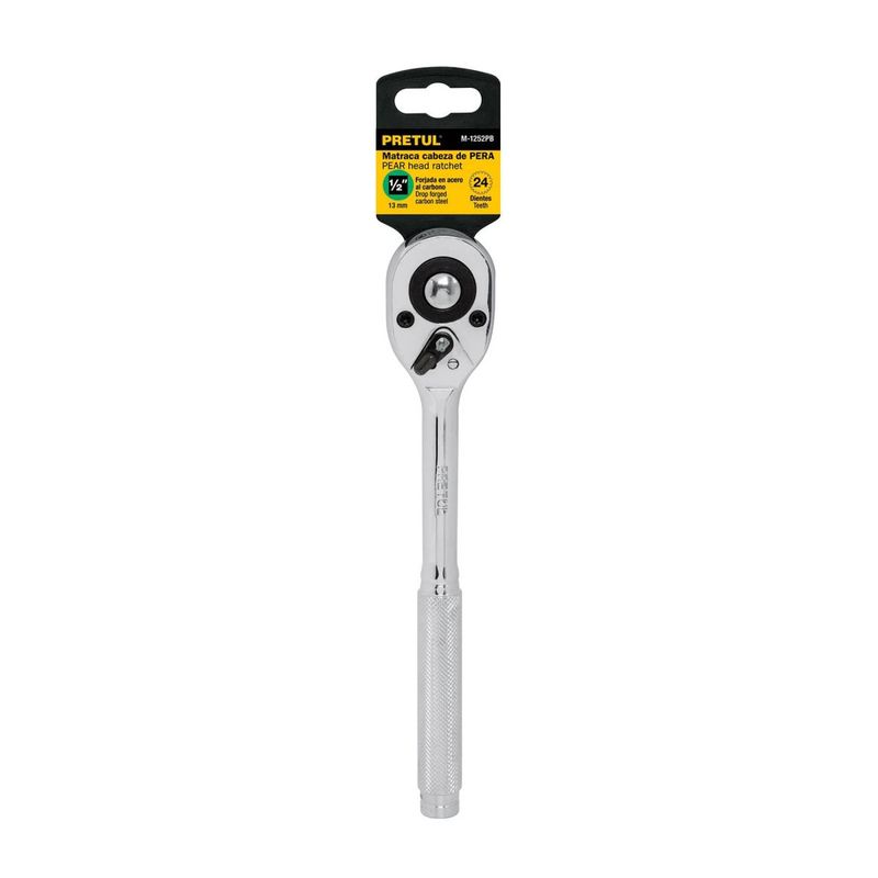PRETUL - Ratchet Matraca 1/2" cabeza pera, 21152 PRETUL