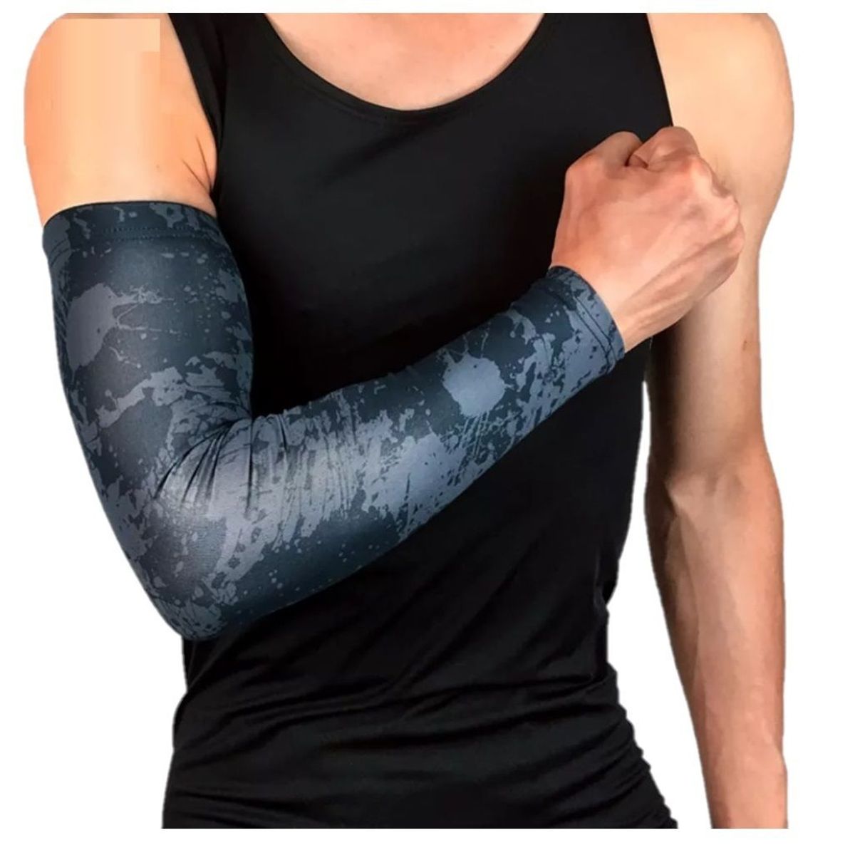 GENERICO - Mangas Deportivas Protección UV - NEGRO XL