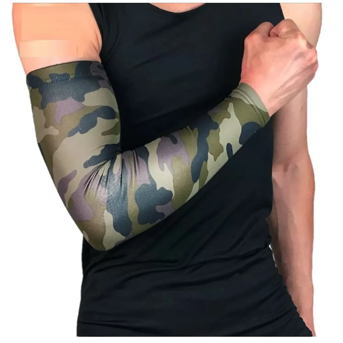 GENERICO - Mangas Deportivas Protección UV - CAMUFLADO L