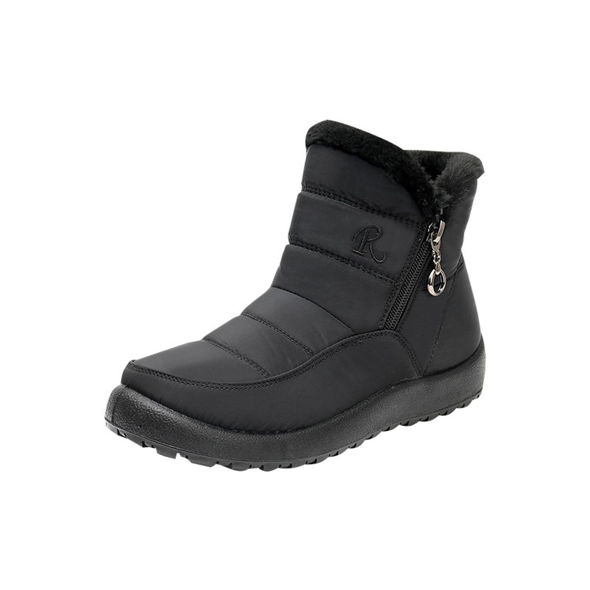 BLWOENS - Botas de algodón para Mujer  6626-Negro