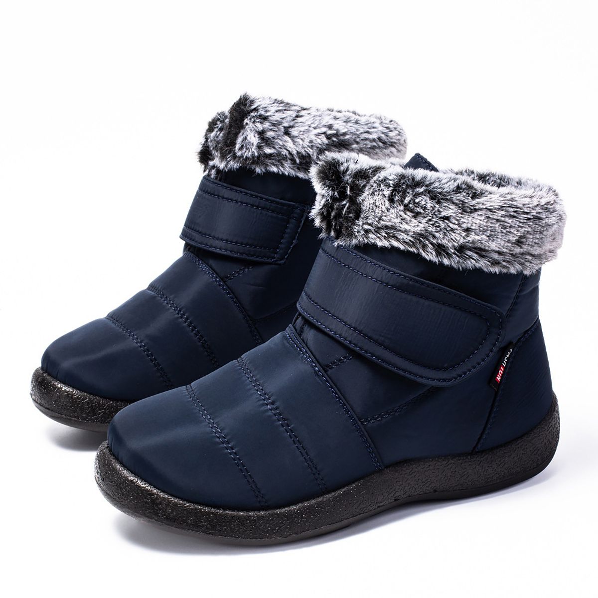 BLWOENS - Botas de algodón para Mujer K21-Azul