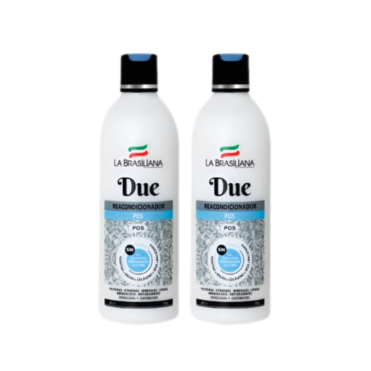 LA BRASILIANA - Acondicionador Due Fortalecedor La Brasiliana 500 Ml x 2UNIDADES