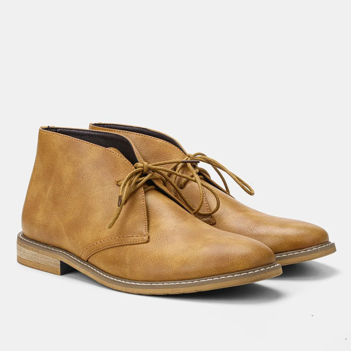 VATYERTY - Botas formales de cuero PU para hombre