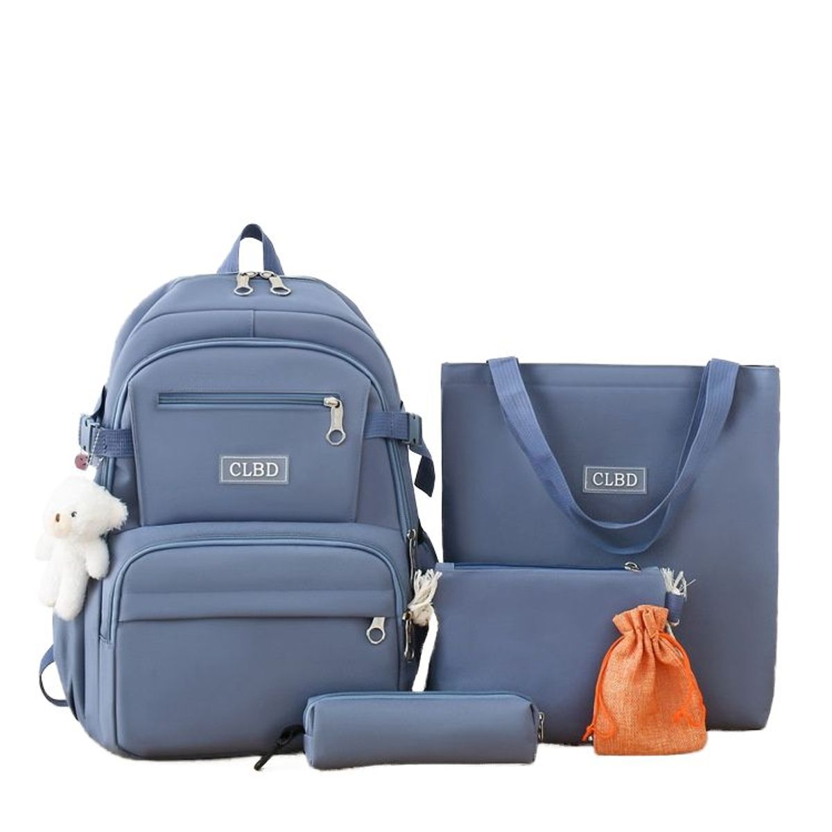 BLWOENS - Mochila de anime para estudiantes- 4 piezas