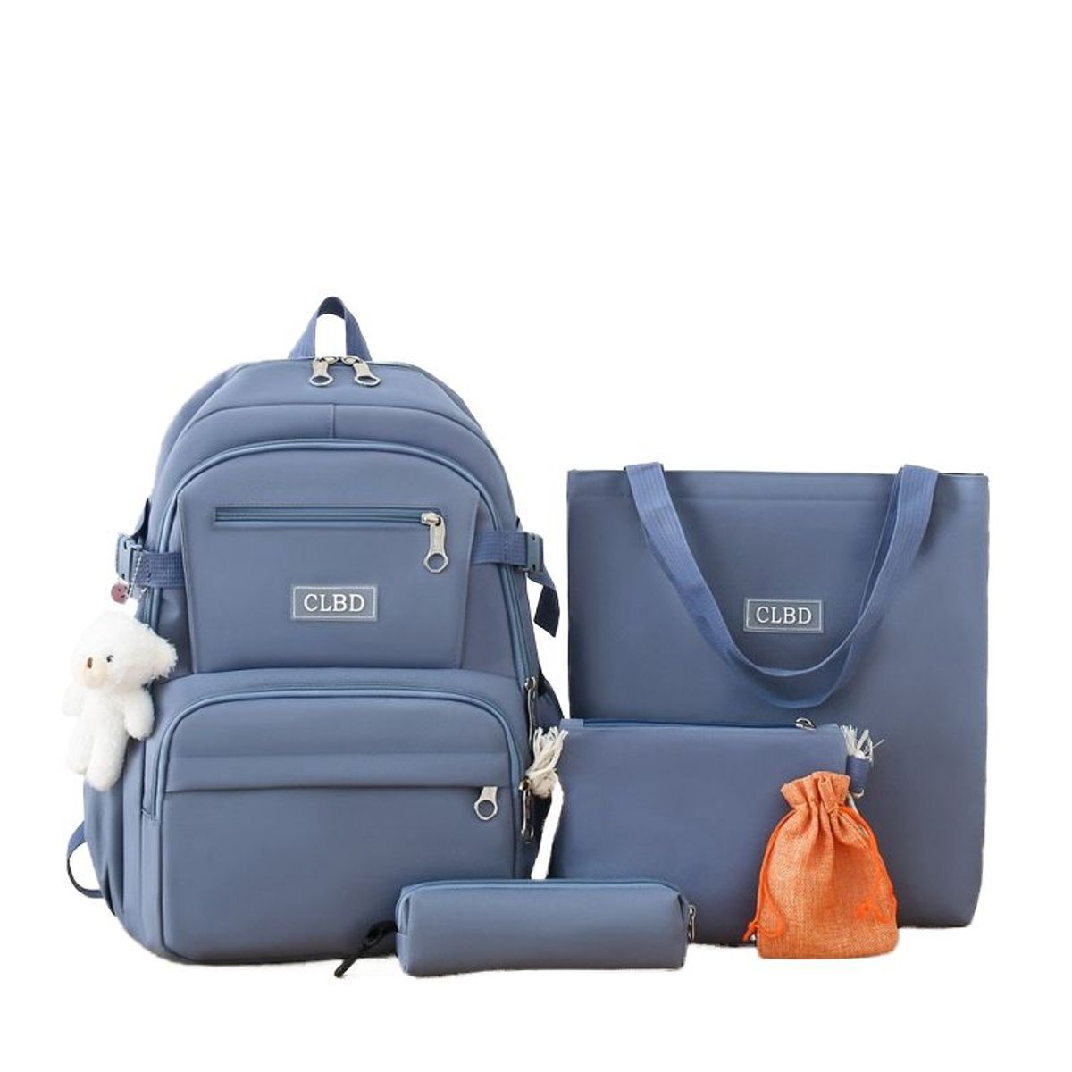 BLWOENS - Mochila de anime para estudiantes- 4 piezas