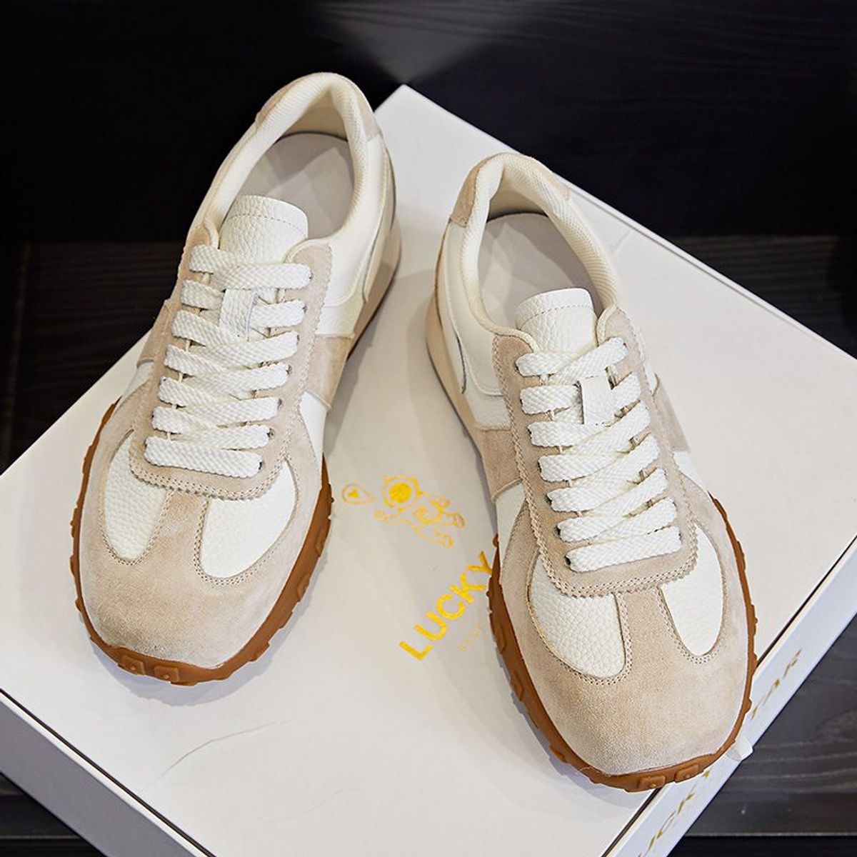 VATYERTY - Zapatillas casuales para Mujer - Beige