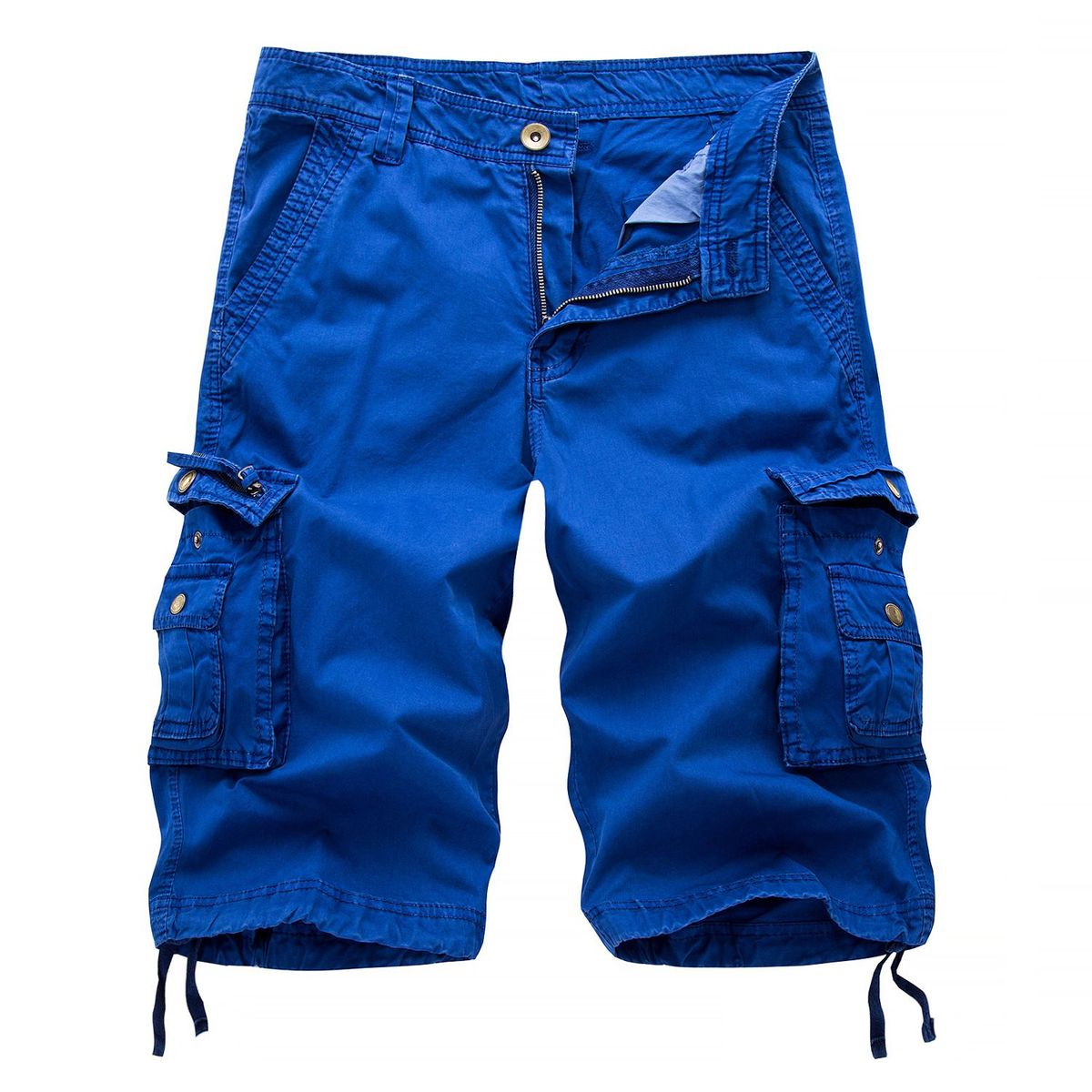 BLWOENS - Pantalones cortos masculinos para Hombre-Azul