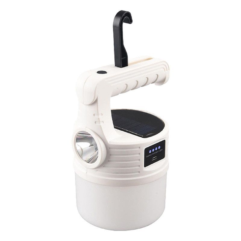 GENERICO - Lámpara Solar De Mano Doble Luz Mx-518