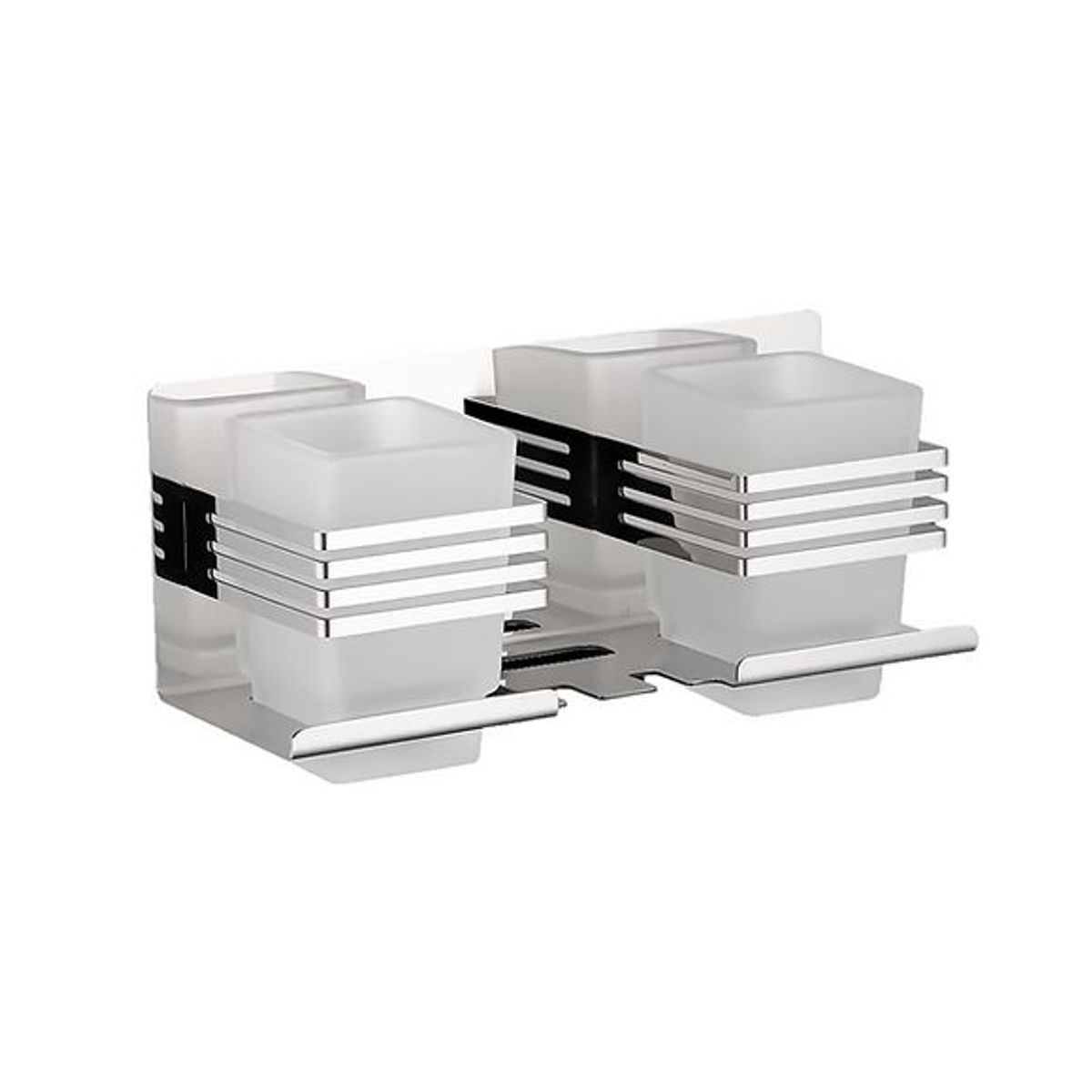 GENERICO - Porta Cepillo de Dientes de Acero inoxidable