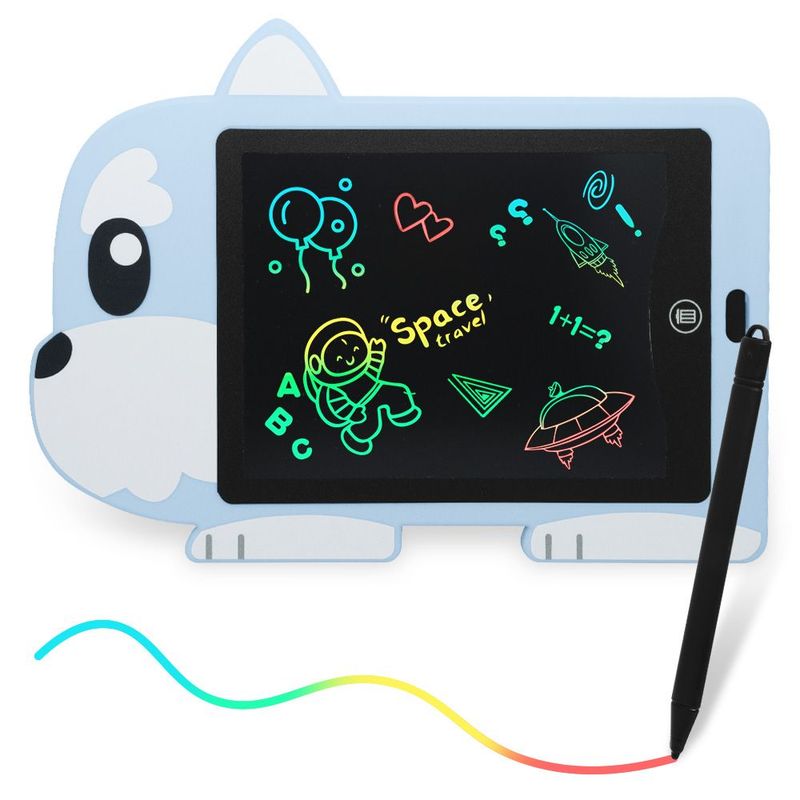 KELLER - Tablet Pizarra LCD Trazo de Colores Niños DiseñoPerro CL HD2