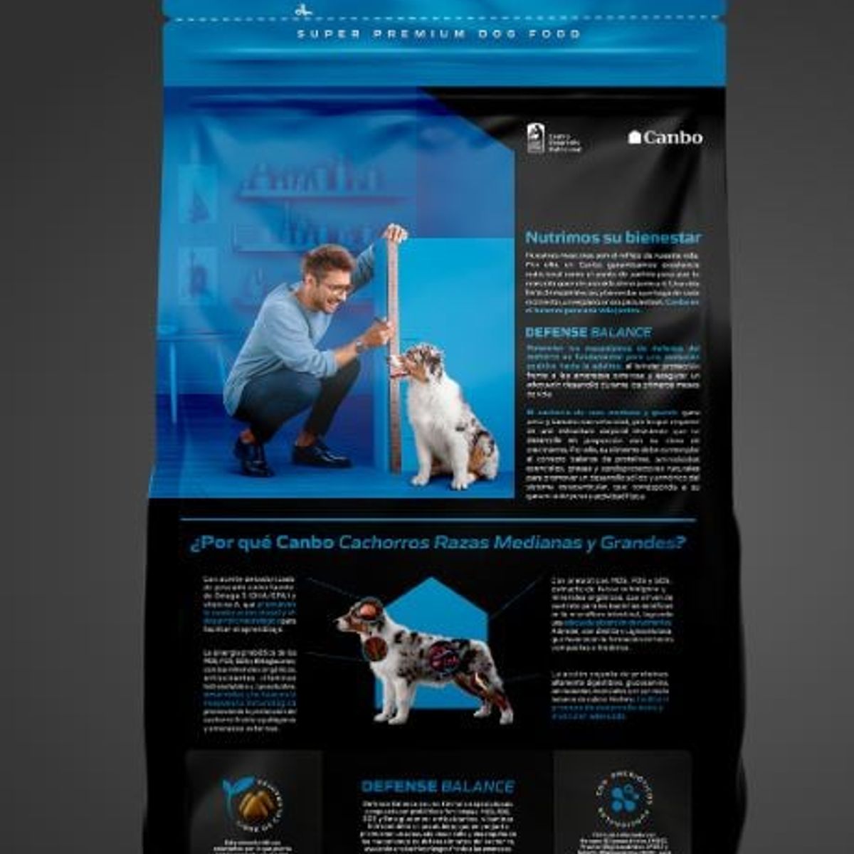 CANBO - Comida Perro Canbo Balance Cachorro Mediana Grande Pollo 3Kg