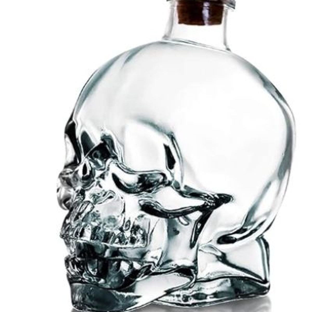 GENERICO - Jarra de vidrio con forma de Cráneo